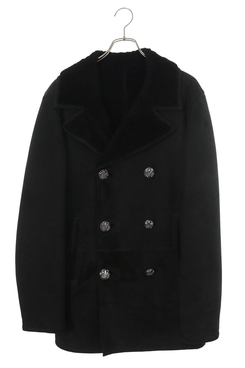 BS Flare Button Shearling P Long Coat