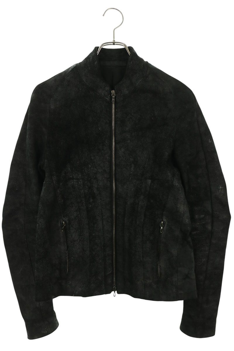 ステアリBarスZip-up Leather Jacket