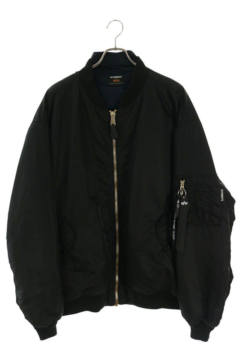 VETEMENTS リバーシブルMA-1ボンバージャケットブルゾン