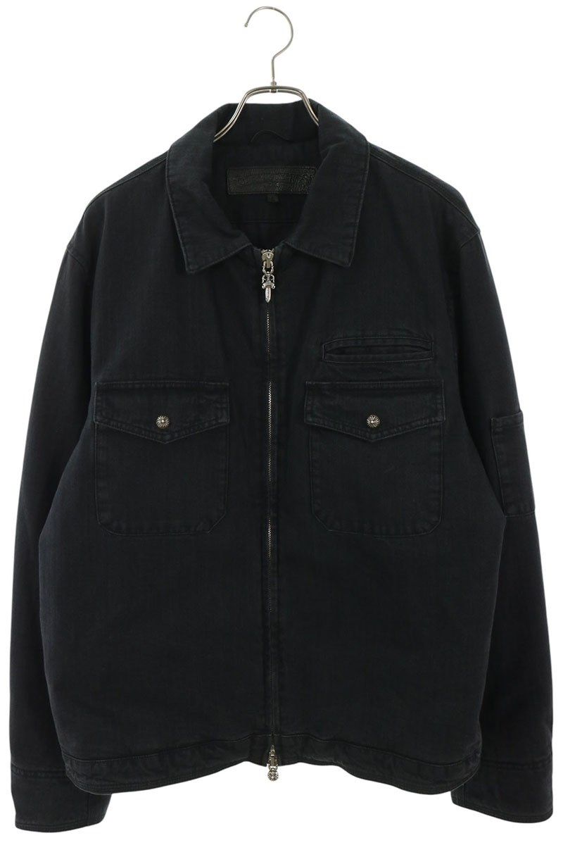 Dagger Zip Denim Blouson