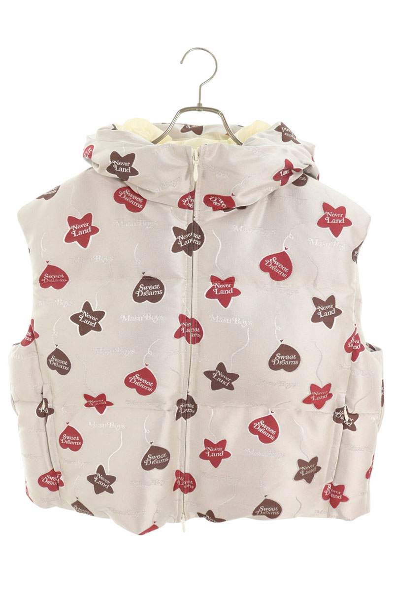 MPFW-VT0124 MASU FALLING BALLOON DOWN VEST GRAPHIC BY VERDY