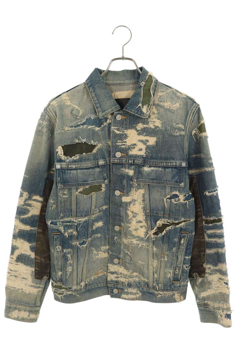DESTROYED DENIM AND MOLESKIN