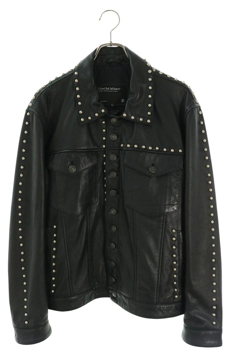 Studs Leather Jacket
