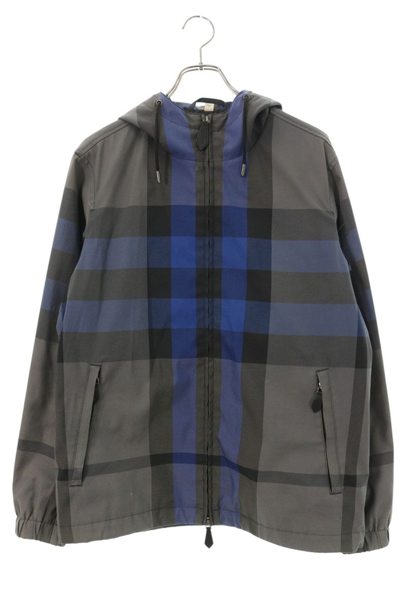Burberry タータンチェック フーデッド ダブルジップブルゾン