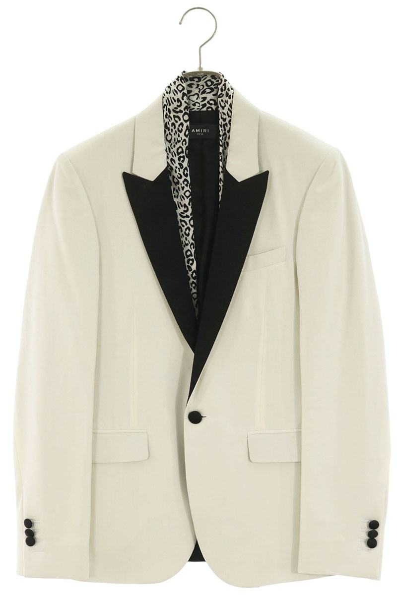 Leopard Layered Smoking Tailored Jacket