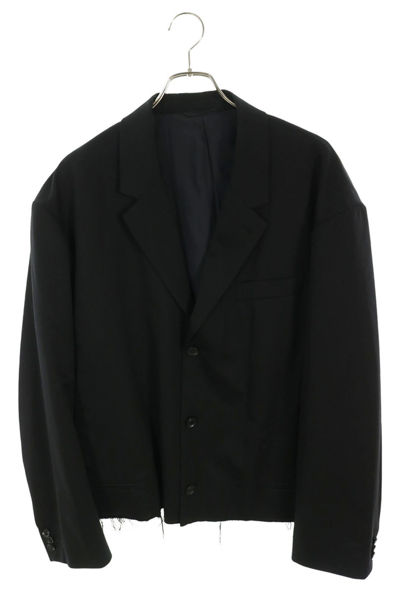 18SS02JK17 CUT OFF OVER SIZED TAILORED JACKET