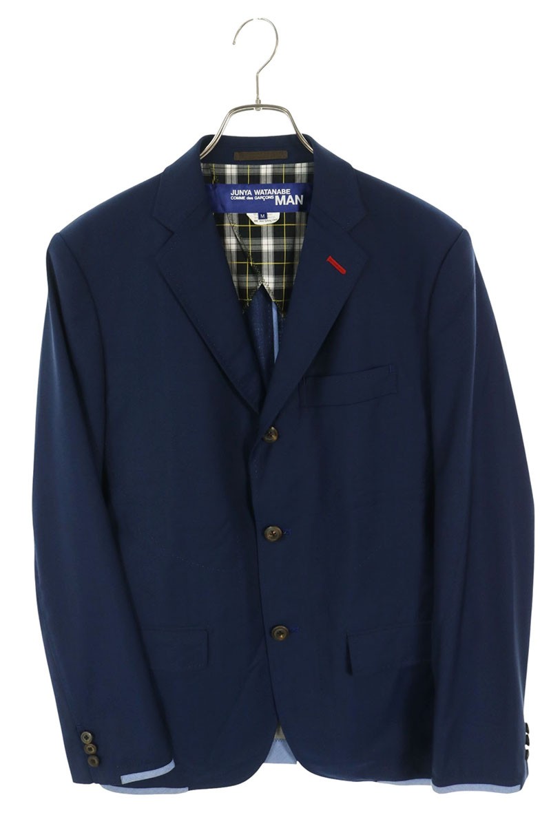 JUNYA WATANABE ステッチラインデザイン3Bテーラードジャケット