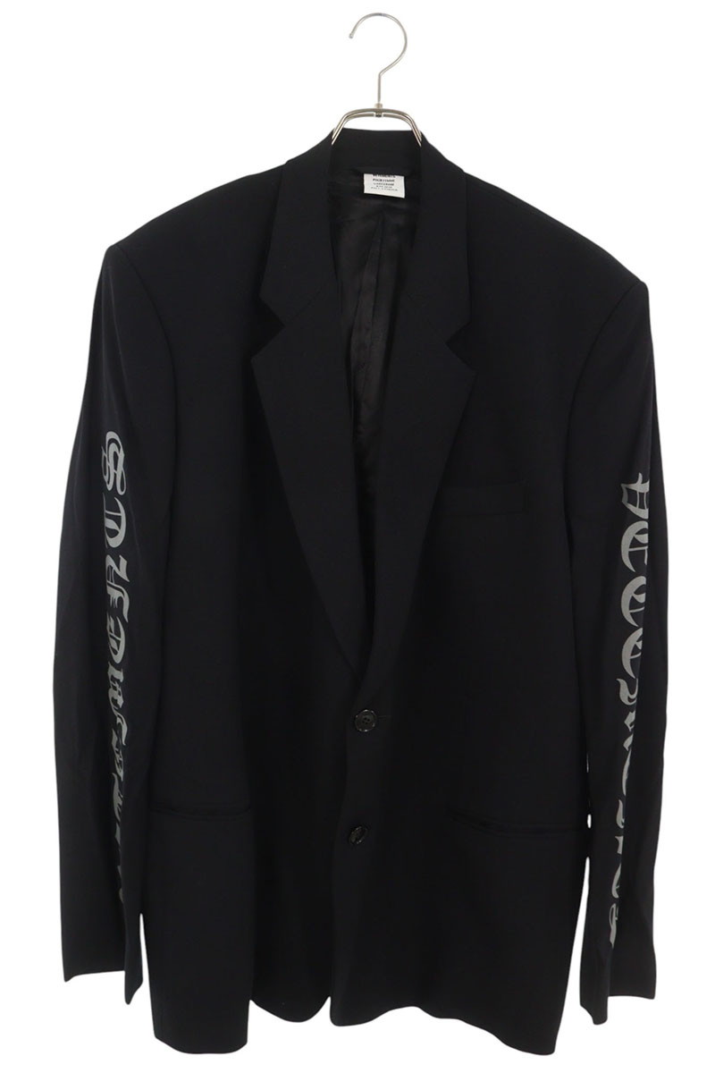 SS20JA143 GOTHIC LOGO EMBROIDERED JACKET