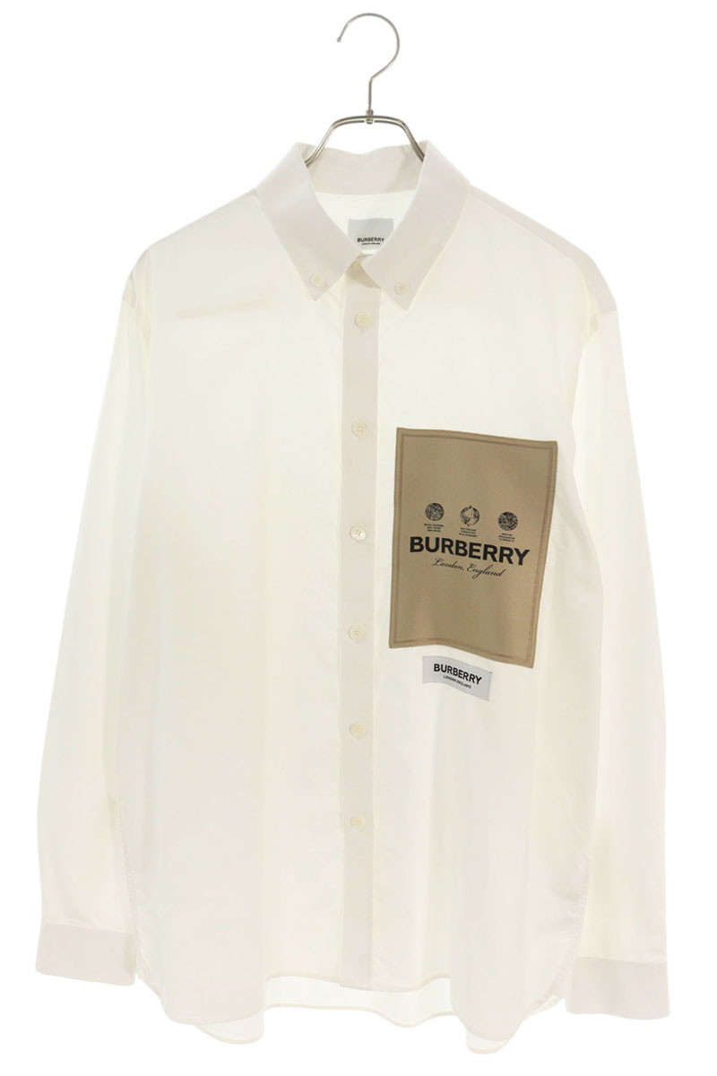 Burberry オックスフォードオーバーサイズ長袖シャツ