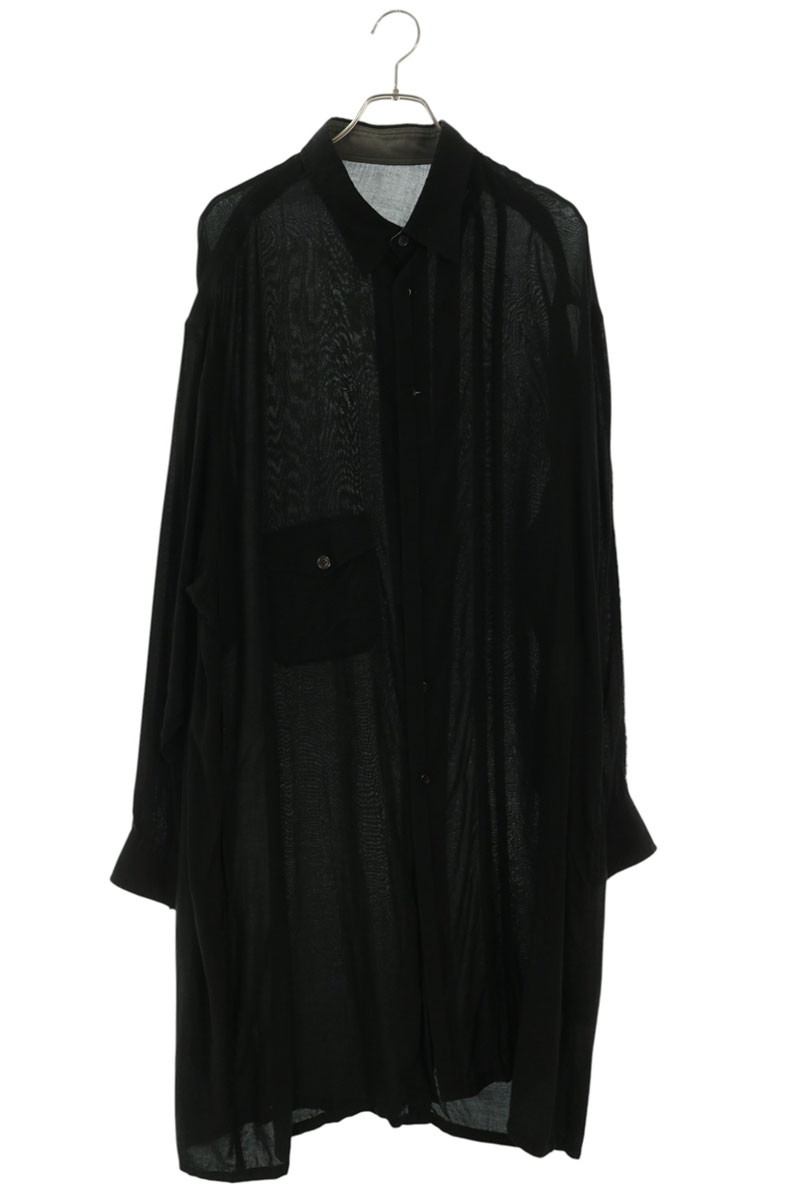 Yohji Yamamoto POUR HOMME ロング長袖シャツ