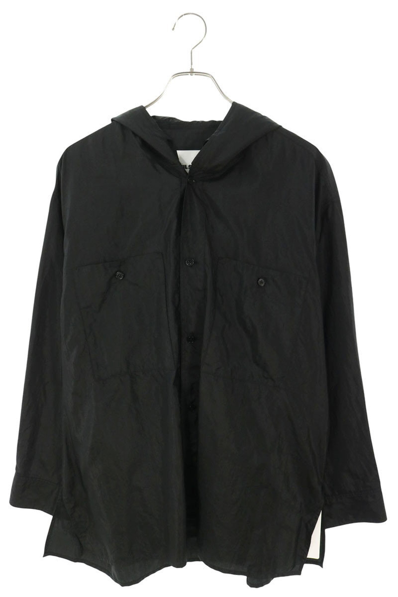 JILSANDER フーデッドボタンアップシャツ長袖シャツ