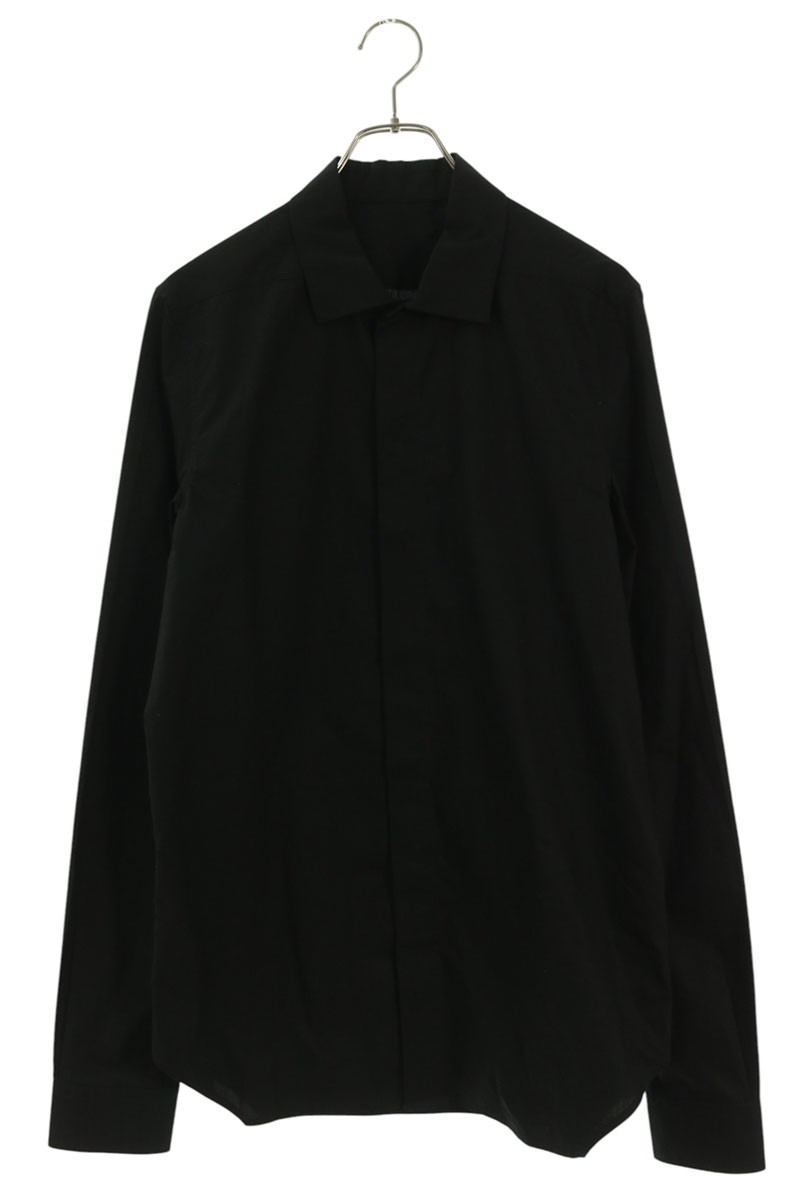 Rick Owens 比翼コットン長袖シャツ