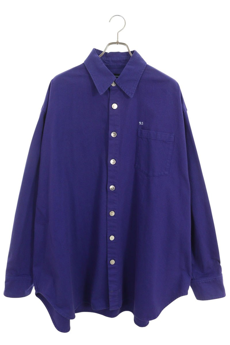RAF SIMONS ビッグフィットデニム長袖シャツ