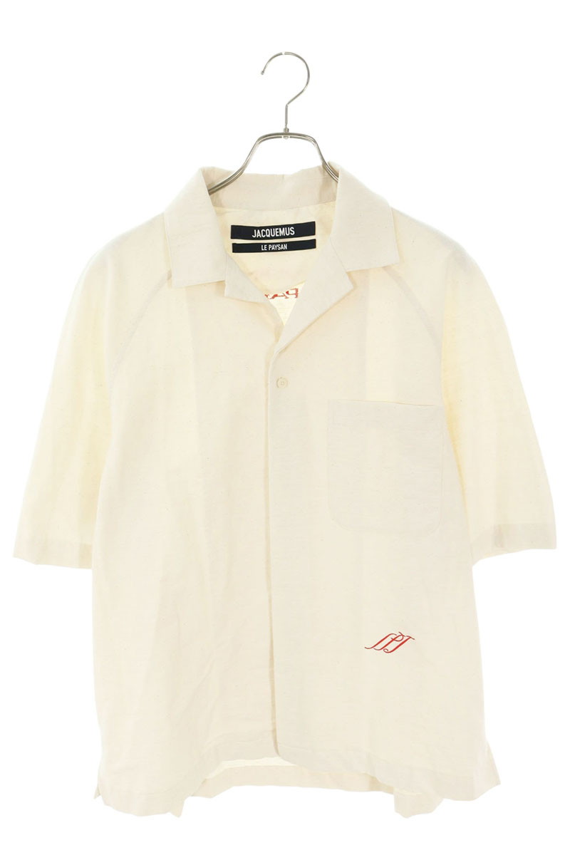 JACQUEMUS オーバーサイズオープンカラー半袖シャツ