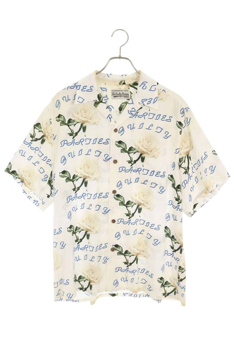 Print Rayon Short-sleeve Shirt