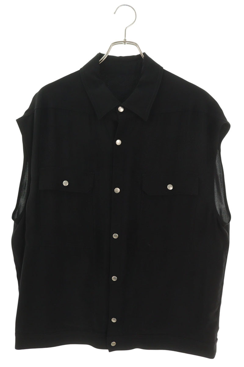 Rick Owens スリーブレスジャンボアウターノースリーブシャツ