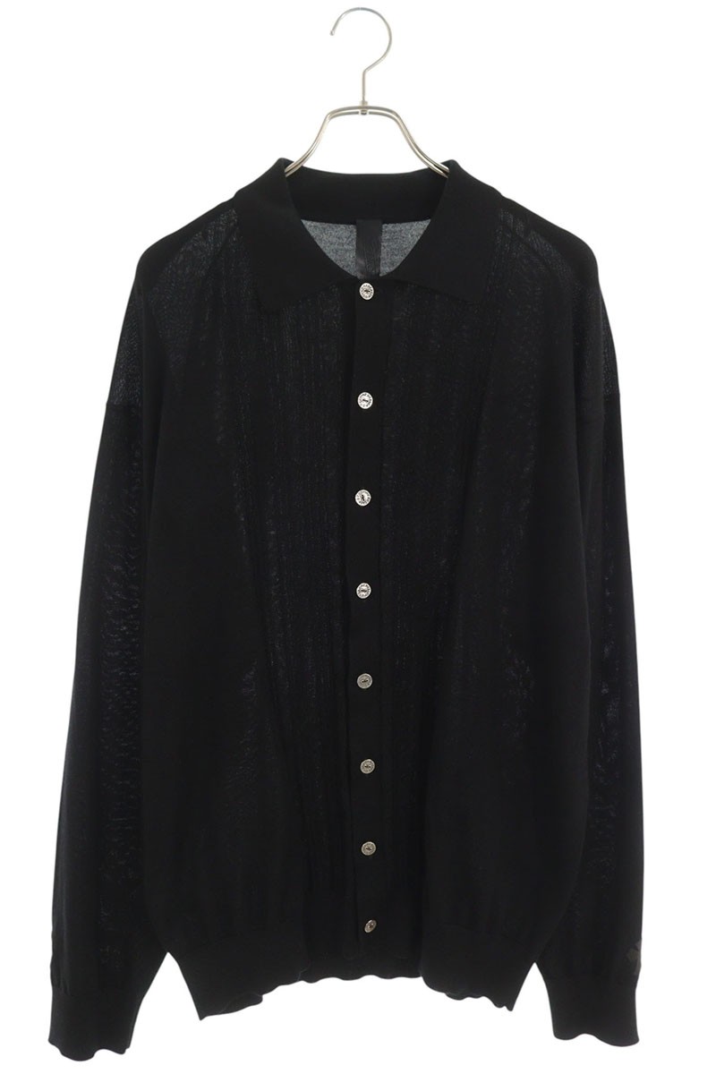 CH Logo Button Cashmere Cardigan