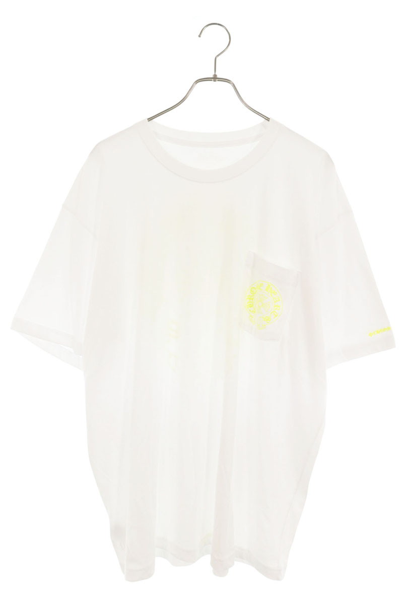 Horseshoe Tee White Yellow