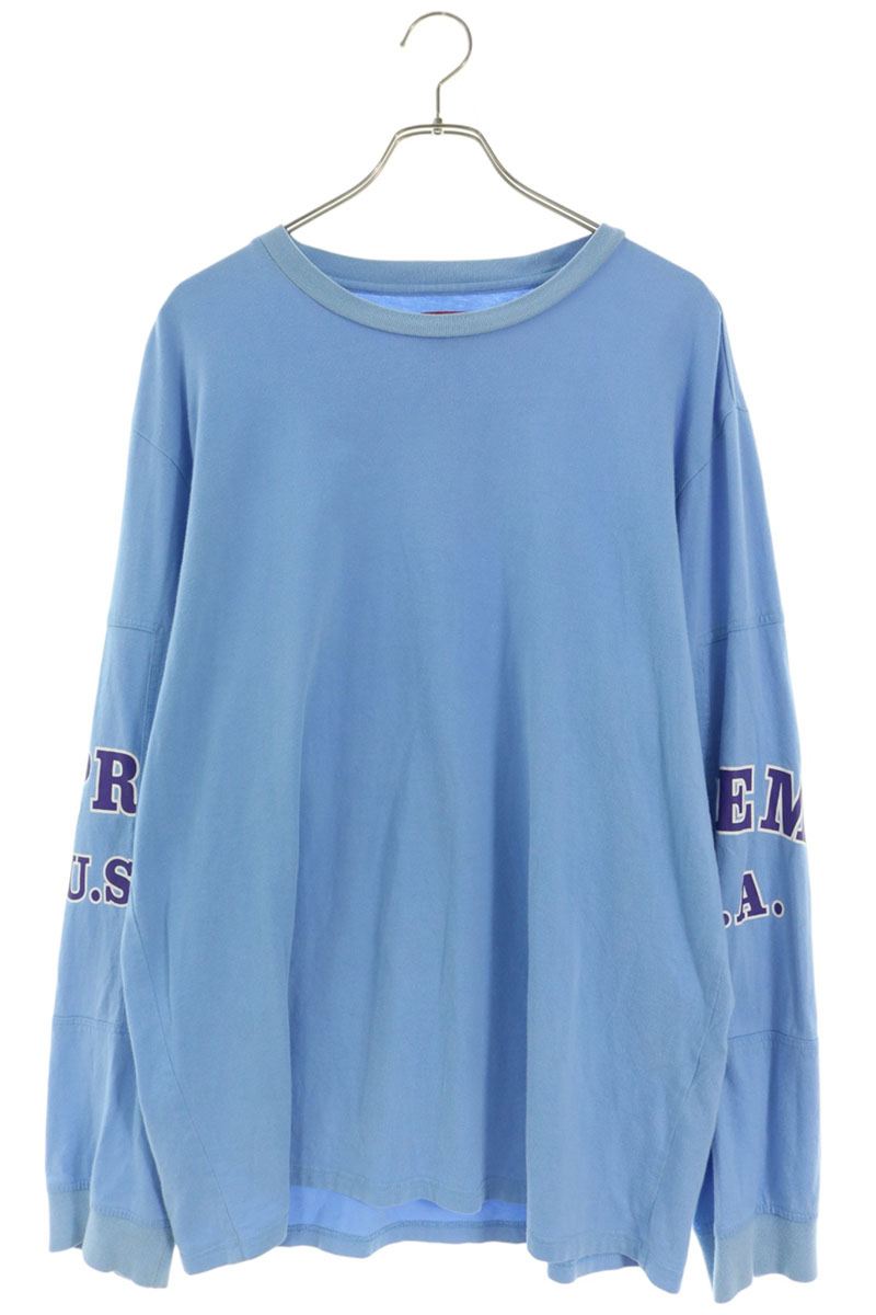 SUPREME 袖プリント長袖カットソー