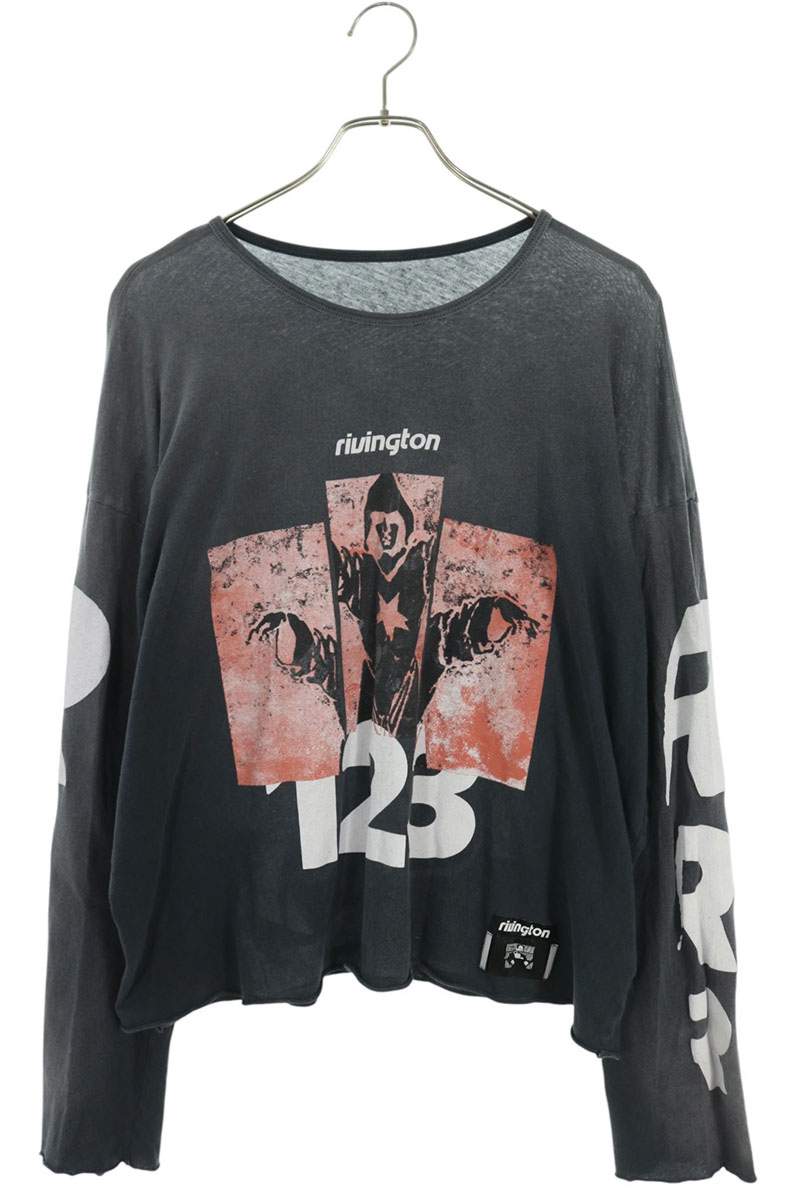 Graphic Print Long-sleeve Cut-and-sew