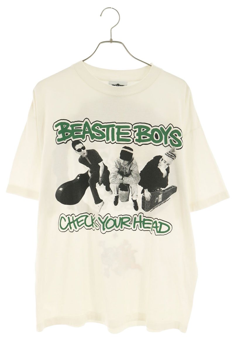 saint michael ヴィンテージ加工BEASTIEBOYSプリントTシャツ
