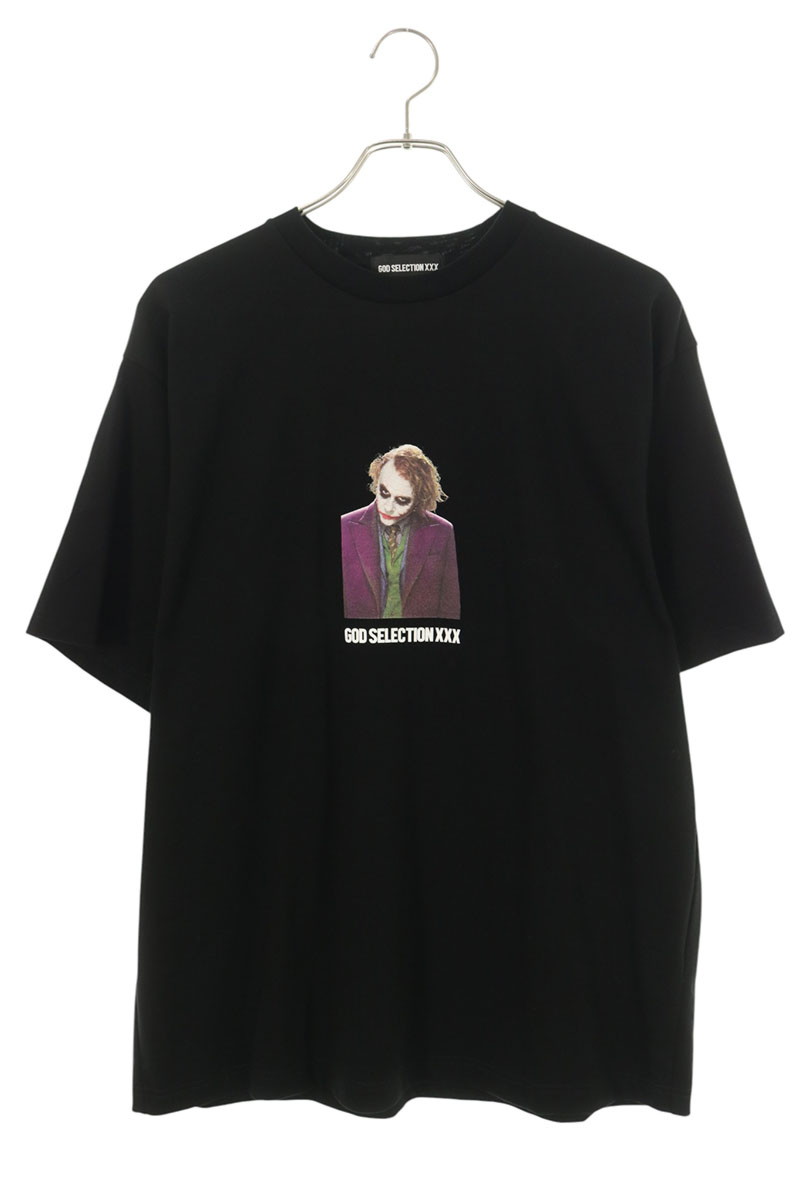 GOD SELECTION XXX ダークナイト ジョーカープリントTシャツ