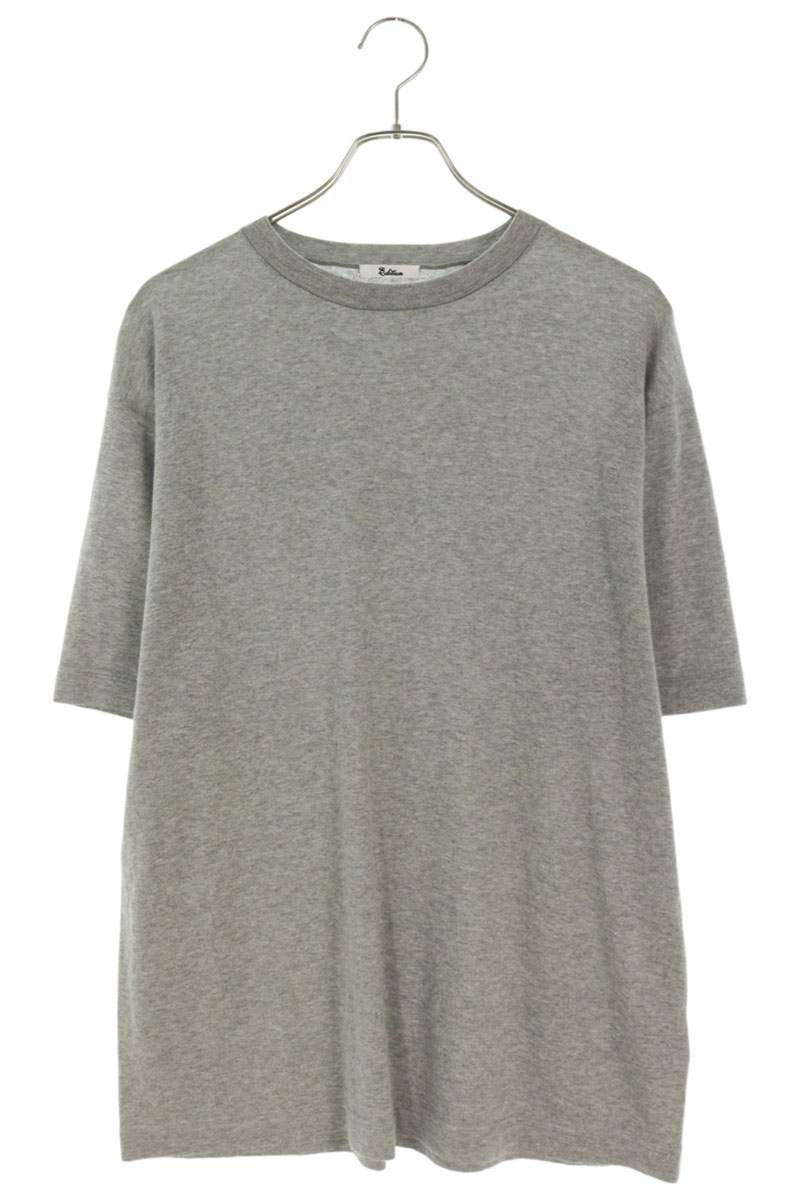 Edition コットンカシミヤハーフスリーブニットTシャツ
