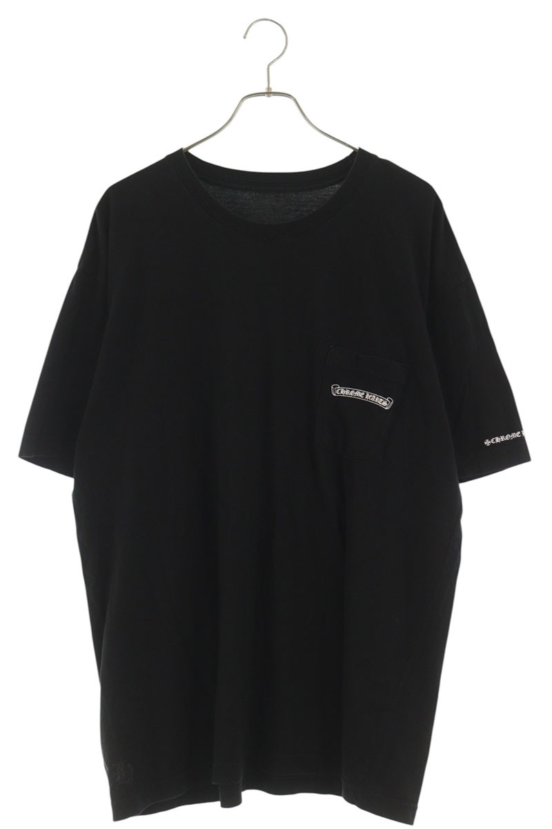 Chrome Hearts バックスクロールラベルプリントTシャツ