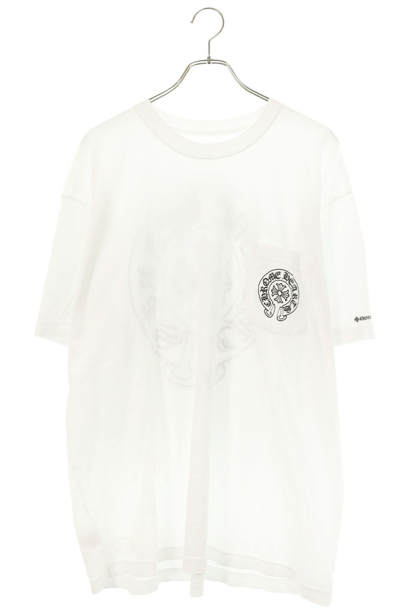 Chrome Hearts バックホースシュープリントTシャツ