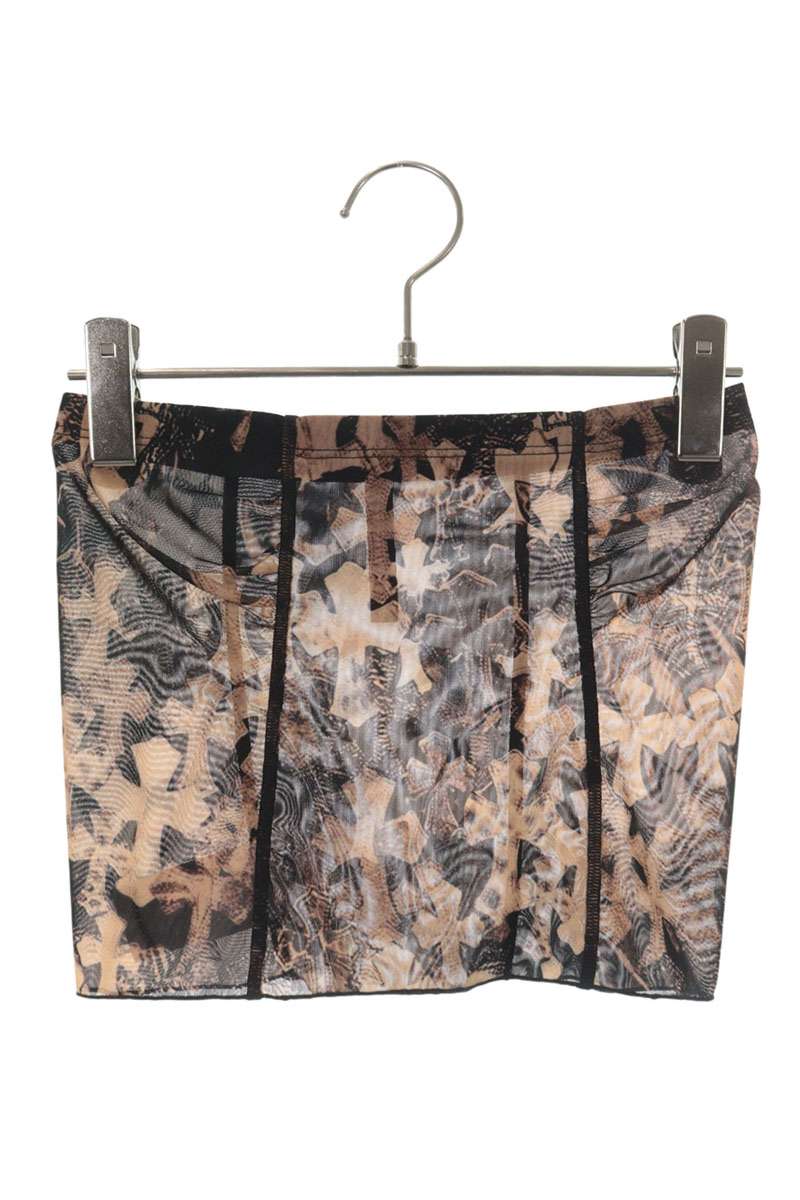 Cross Allover Sheer Tube Top