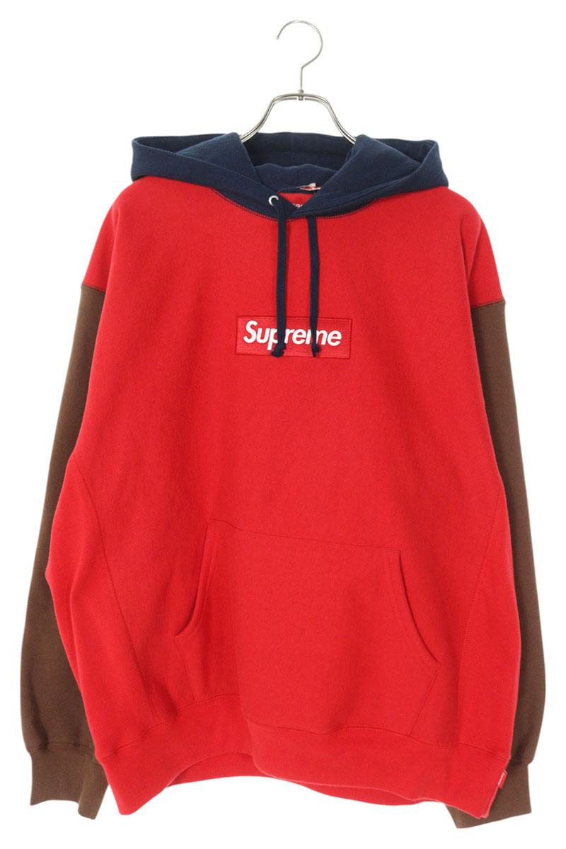 SUPREME ボックスロゴフーデッドスウェットシャツパーカー