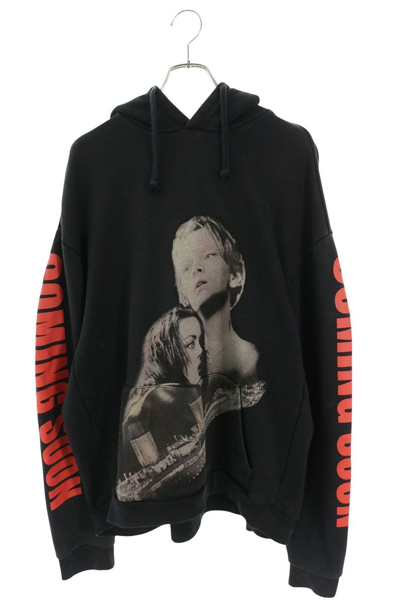 VETEMENTS オーバーサイズムービーフォトプルオーバーパーカー