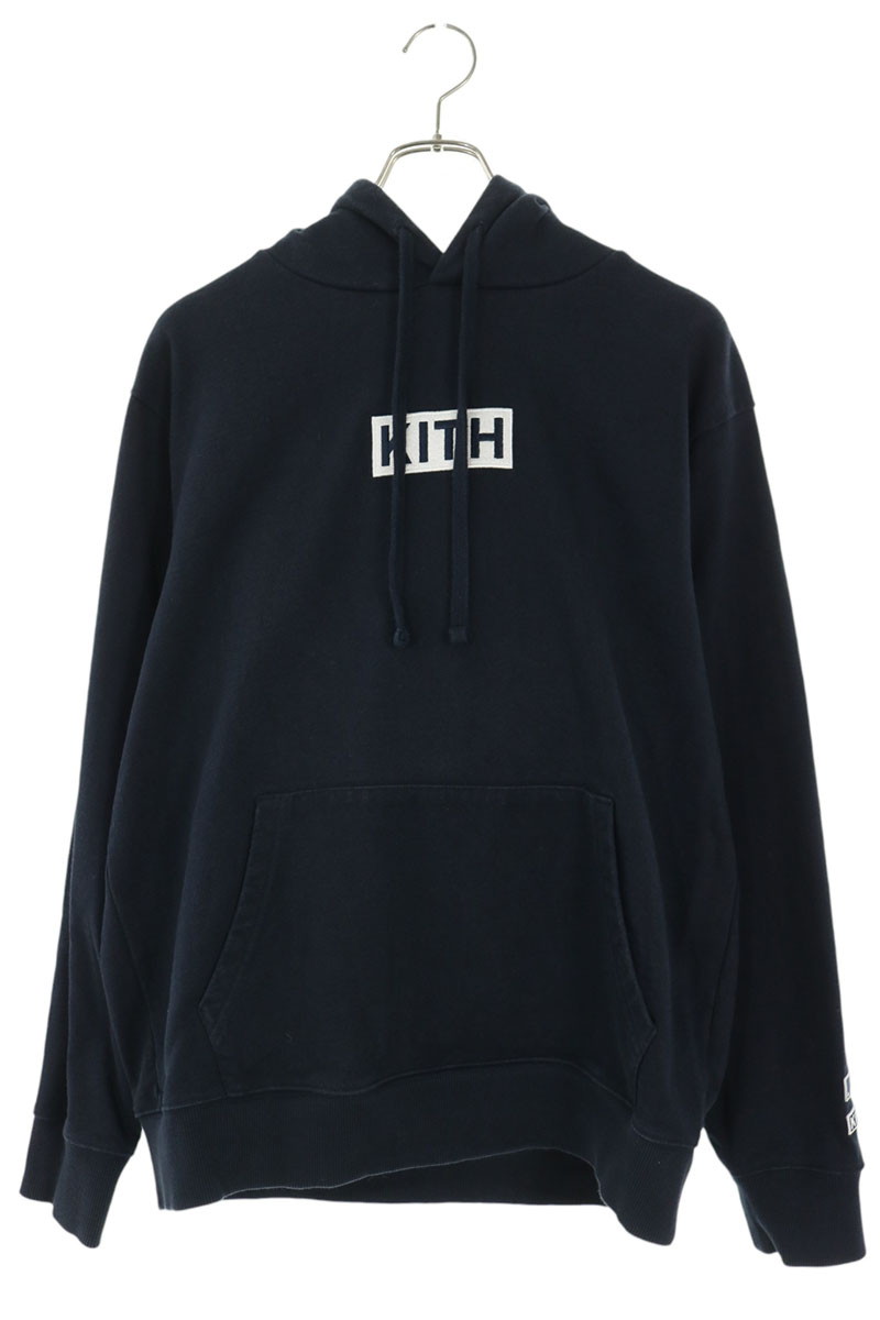 KITH ×MLBボックスロゴプルオーバーパーカー
