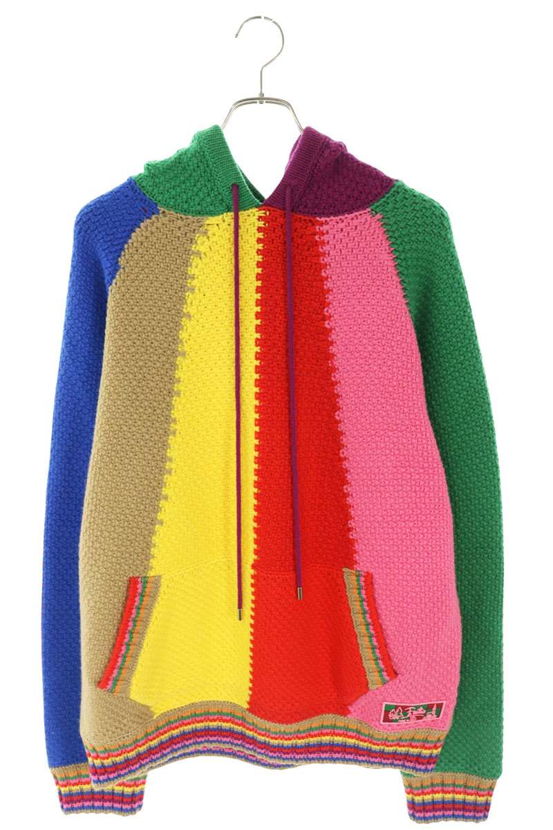 EMILIO PUCCI マルチカラープルオーバーニットパーカー
