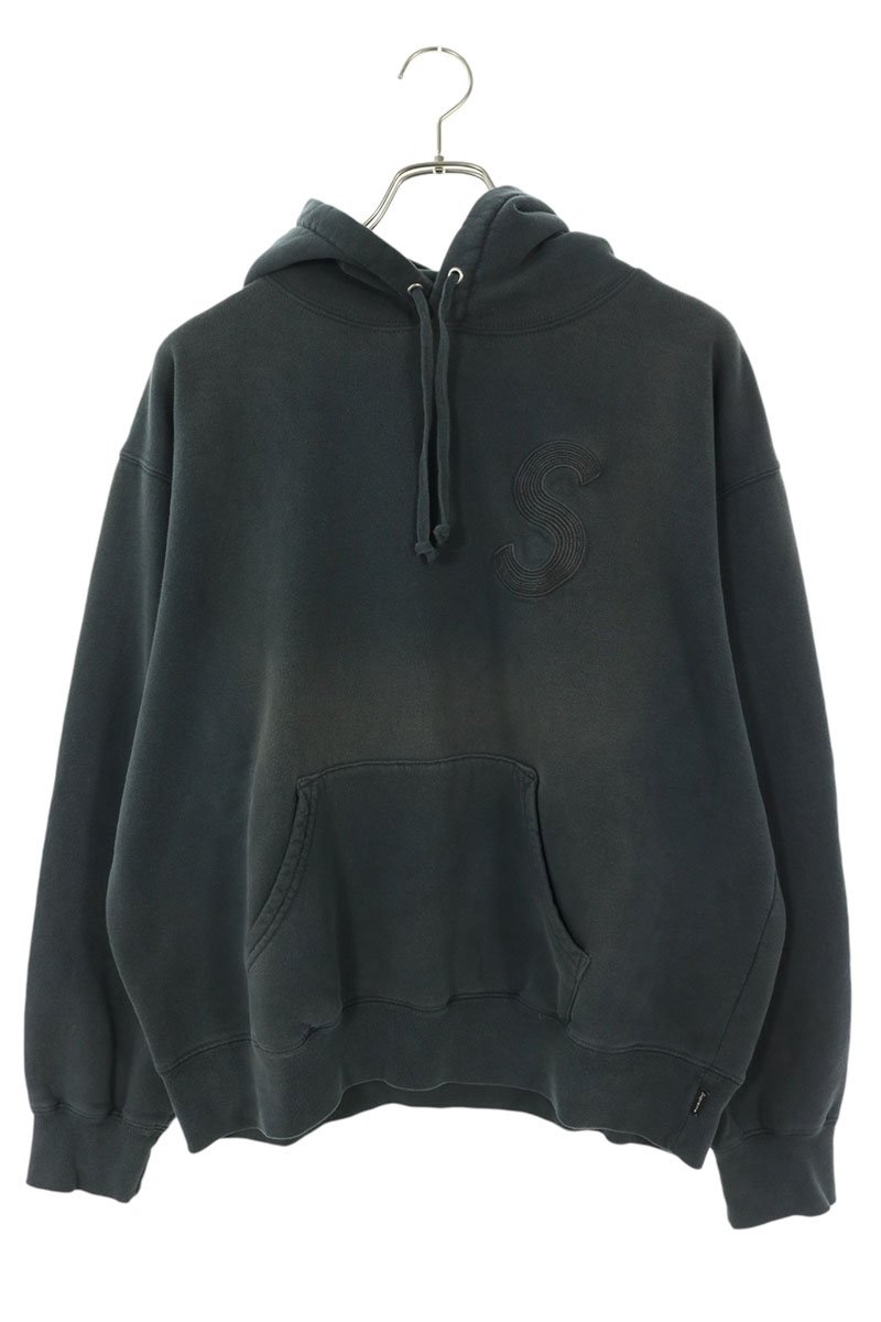 Overdyed S Logo Hooded Sweatshirt