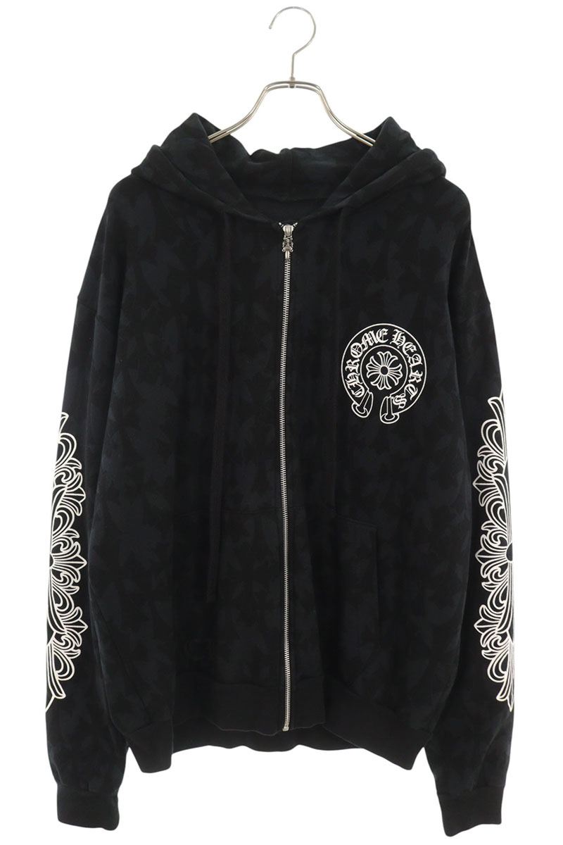 Graveyard Cemetery Cross Sweat Zip Up Hoodie