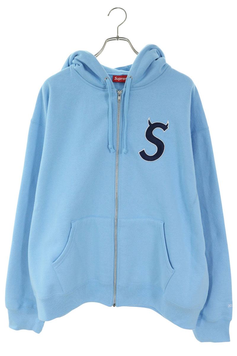 SUPREME デビルSロゴジップアップフーデッドパーカー