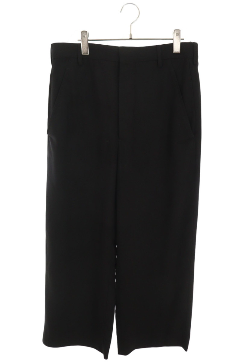 ANN DEMEULEMEESTER レーヨンワイドロングパンツ