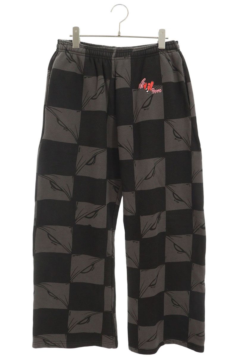 ANTI PROMO MATTY BOYプリントスウェットロングパンツ