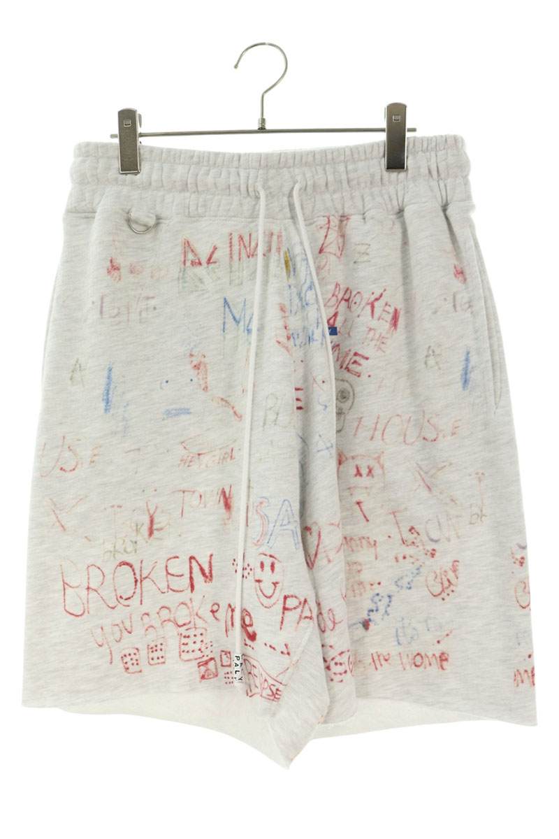 Paly Hollywood マルチペイントスウェットハーフパンツ