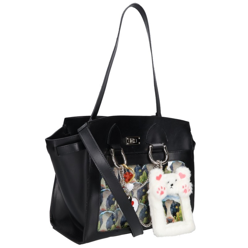 26SS66BG73/LEATHER ITA SHOULDER BAG