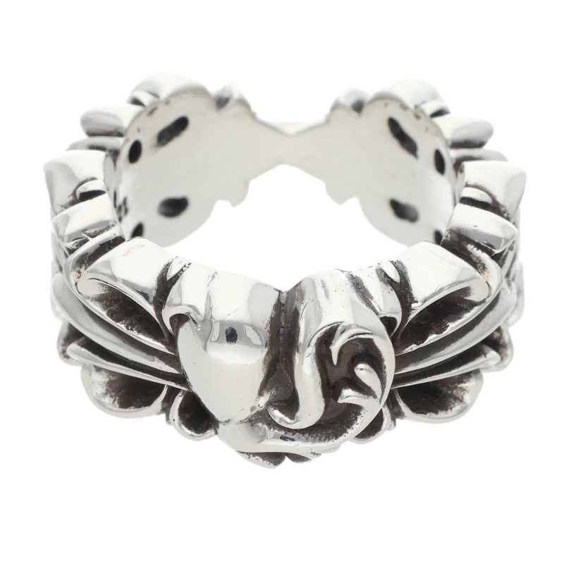 DBL FLRL CRS HRT / Double Floral Cross Heart