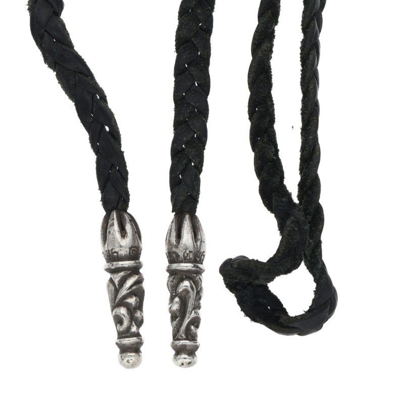 LEATHER BRAID / Scroll Leather Braid