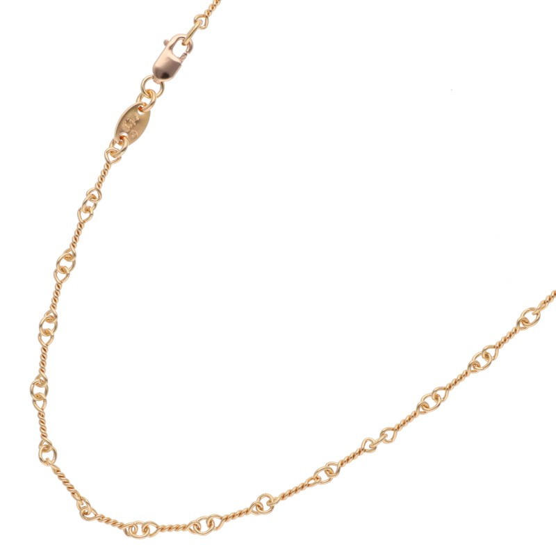 22K NECKCHAIN T18 / Twist Chain 18inch
