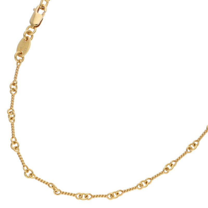 22K NECKCHAIN T16 / Twist Chain 16inch