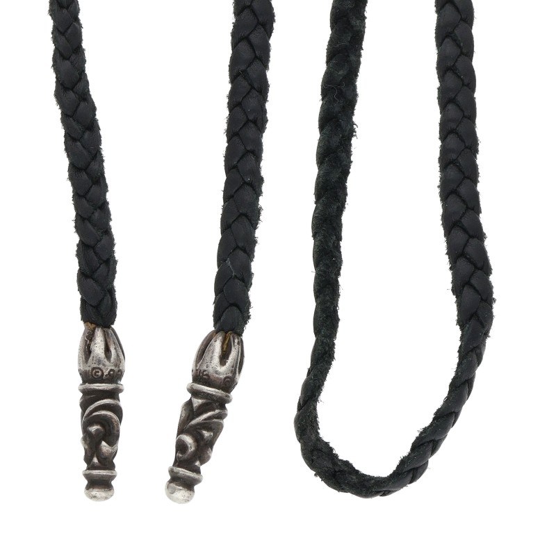 LEATHER BRAID / Scroll Leather Braid