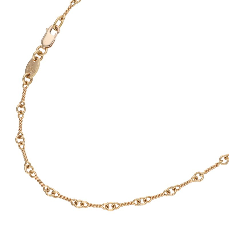 22K NECKCHAIN T16 / Twist Chain 16inch