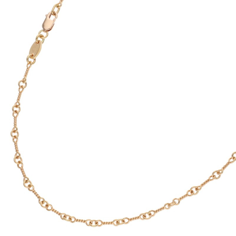 22K NECKCHAIN T16 / Twist Chain 16inch
