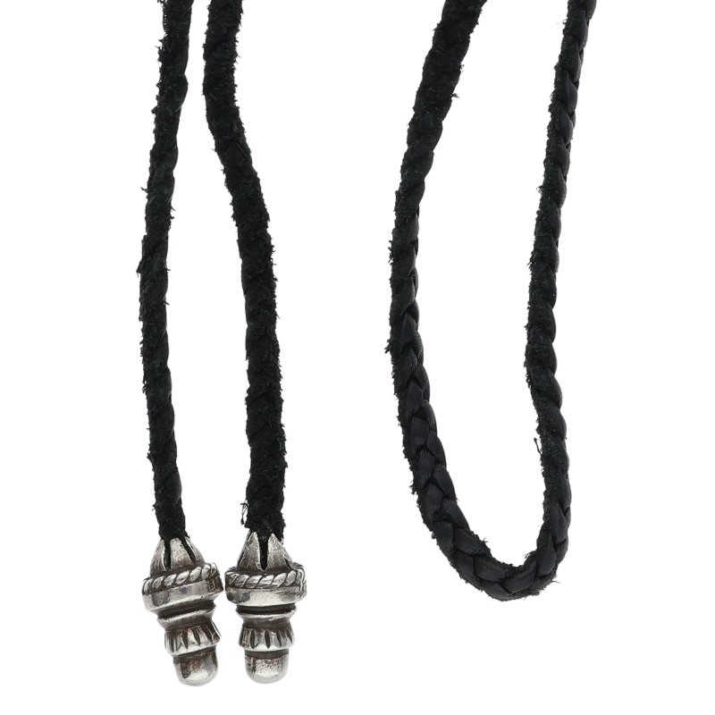 LEATHER BRAID / Bolo Tip Leather Braid