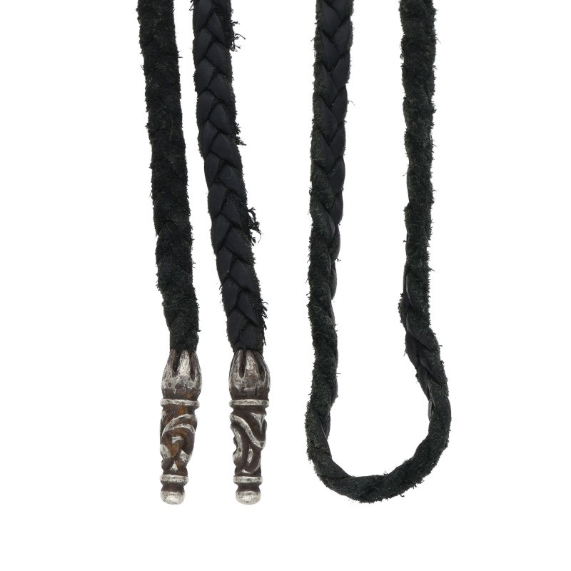 LEATHER BRAID / Scroll Leather Braid